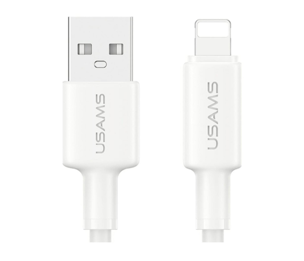 USAMS Kabel U90 2,4A USB-A do Lightning biały - 1569135 - zdjęcie